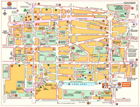 Durga Puja Pandal Route Maps Kolkata 2025 | Complete North & South Guide