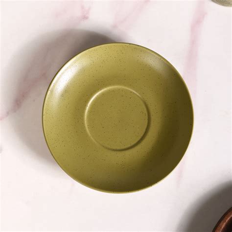 Serene Tropics Ceramic Tea Cup And Saucer Set Of 4 Olive 225ml Online ...