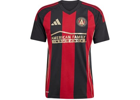 adidas Atlanta United FC 25/26 Home Jersey Black/Team Victory Red Men's ...