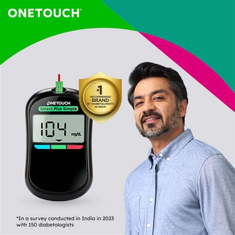 OneTouch Select Plus Test Strips 50 Pack + 2 * 25 Lancets 50 Glucometer ...