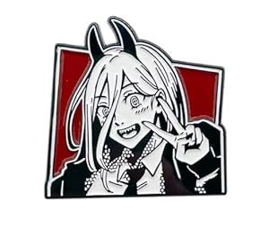 Buy Surpankh - Chainsaw Man Metal Japan Anime Enamel Pin Brooch Lapel ...