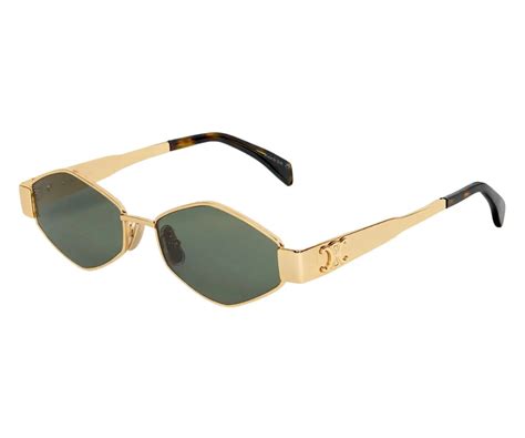 Buy Celine Sunglasses Triomphe Metal 02 40254U 30N 54 | GEM OPTICIANS ...