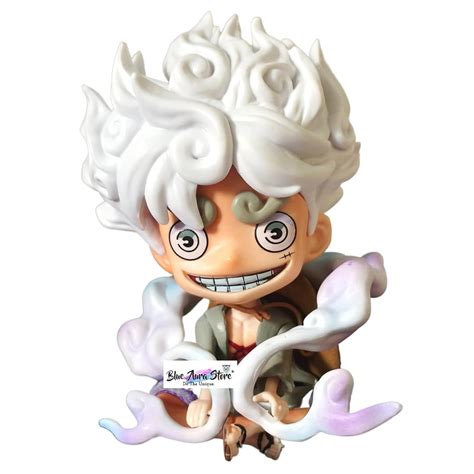 Buy Blue Aura One Piece Monkey D Luffy Action Figure Gear 5 Height ...