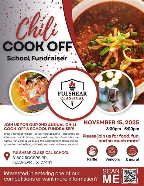 Fulshear Classical School’s 2nd Annual Chili Cook-Off & Fundraiser 2025 ...
