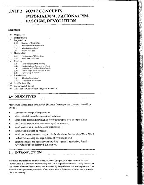 Unit 2: Key Concepts in International Relations - Imperialism ...
