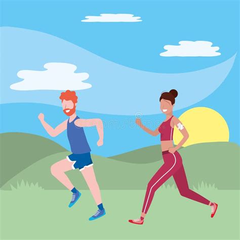 Doing Exercise Cartoon 的图像结果