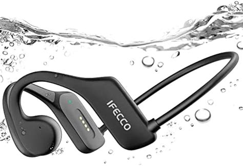 IFECCO Bone Conduction Headphones Bluetooth 5.3 - IP68 Waterproof ...