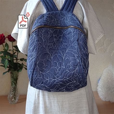 Quilted Backpack Pattern 的图像结果