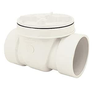 Canplas Neoprene (Canpe) 223284W Pvc Backwater Valve, 4-Inch : Amazon ...
