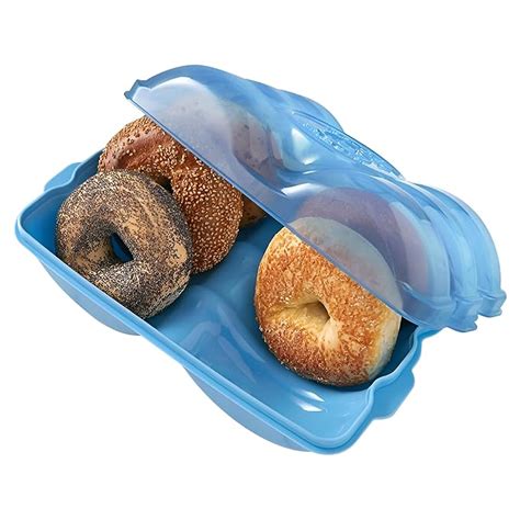 Buy Touch Up Cup Bagel Fresh Holder Container Bread Storage Keeper ...