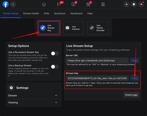 Image result for Facebook Live Stream Key