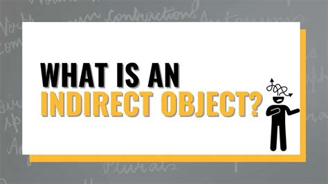 Image result for Indrect Object Definition