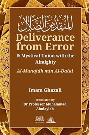 Buy Deliverance from Error & Mystical Union with the Almighty: Al ...