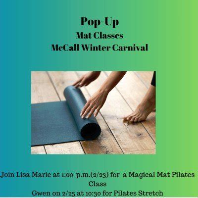 Pilates Stretch with Gwen @McCall Pilates , 335 Deinhard Lane, McCall ...