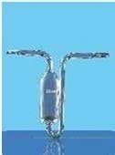 BOROSILICATE GLASS PYKNOMETER DOUBLE BEND. ONE UNIT. CAPACITY 50ML ...