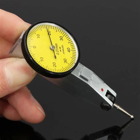 Dial Test Indicator Precision Metric with Dovetail rails Dial Indicator 0 0.8mm/0.01mm Dial Test ...