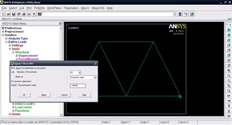 Mechanical APDL Tutorial 的图像结果
