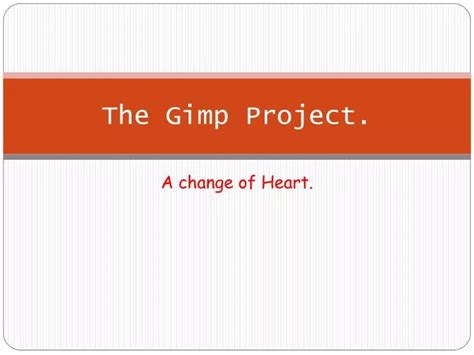 Image result for GIMP Project Tutorial