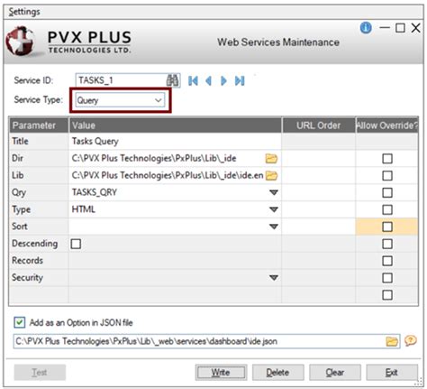 Web Services Maintenance