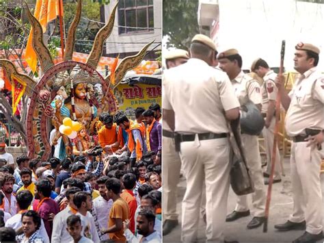 Hanuman Jayanti Procession In Delhi's Jahangirpuri Today Within Certain ...