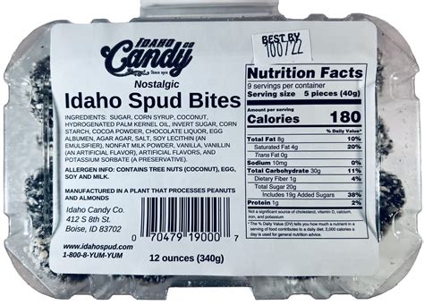 Idaho Spud Bites - Tub - 12oz - Idaho Candy Company