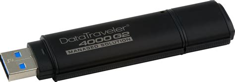 Buy Kingston Digital 4GB USB 3.0 DT4000 G2 256 AES FIPS 140-2 Level 3 ...