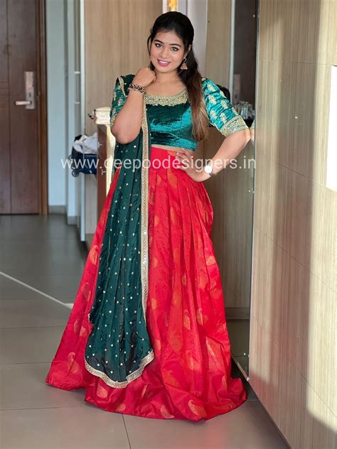 Crop Top & Skirts/Lehangas