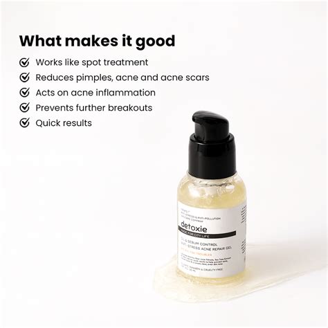 Sebum & Oil Control, Acne Pits, Acne Spots & Pimple Repair Acne Gel