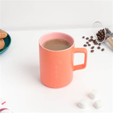 Zesty Orange Ceramic Coffee Mug 400 ml