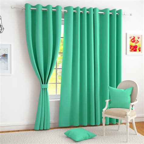 Buy Amazon Brand - Solimo Polyester Window Curtain, 5ft (60), Set of 2 ...