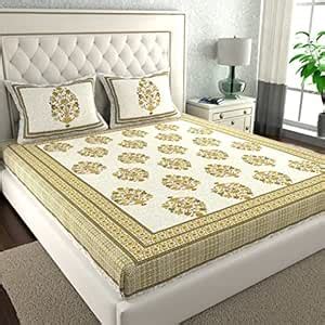 Buy LA VERNE La Verne140 TC 100% Cotton King Size Jaipuri Rjasathani ...