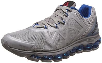 Buy Reebok Men's Zjet Burst Grey, Blue Sport and White Running Shoes ...