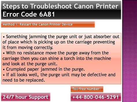 Image result for Canon Error Code 6A80