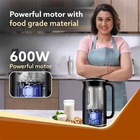 AGARO Regency Automatic Nut Milk Maker, Make Vegan Milk From Nuts ...