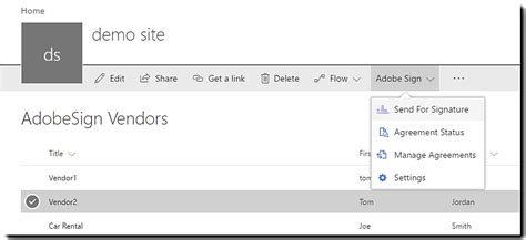 Adobe Sign SharePoint Integration 的图像结果