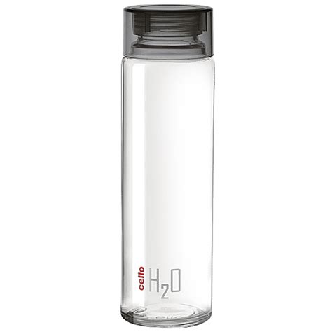 Buy Cello H2O Glass Fridge Water Bottle - Black Online at Best Price of ...