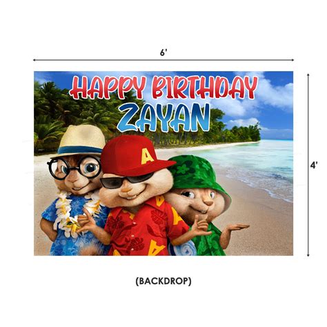 Alvin and Chipmunks Theme Exclusive Combo Kit | Party Supplies – Party ...