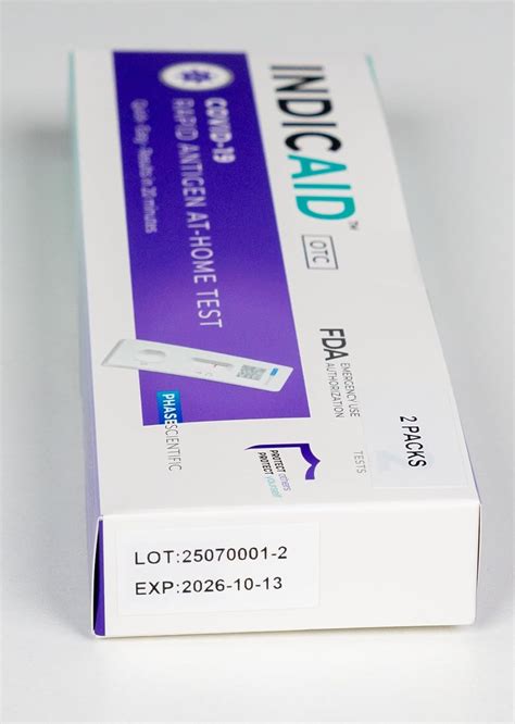 INDICAID COVID-19 Antigen Rapid Test, FDA EUA India | Ubuy