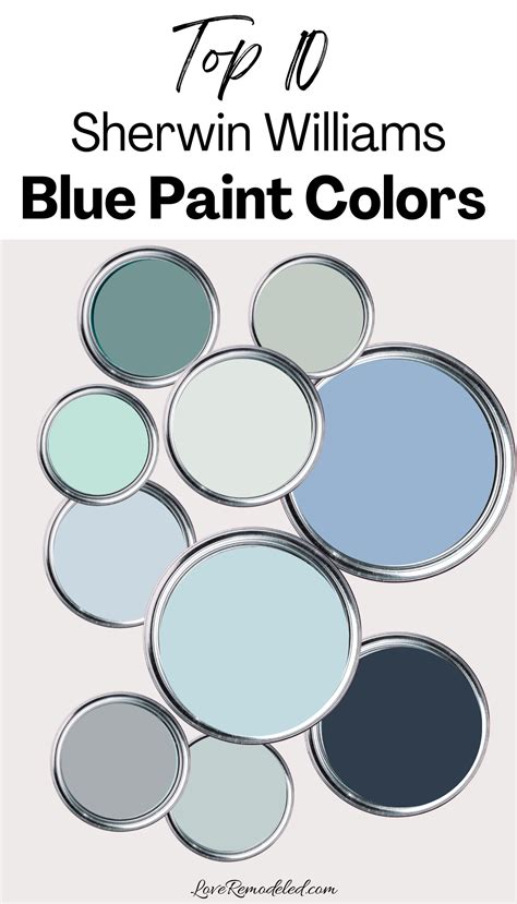 20 Perfect Sherwin Williams Blue Paint Colors - All the Best Blues ...