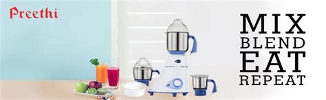 Preethi 750-Watt Mixer Grinder Price: Buy Preethi Blue Leaf Diamond 750 ...
