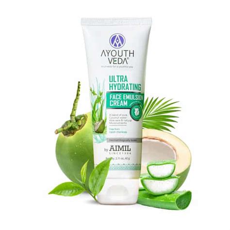 Buy AYOUTHVEDA ULTRA HYDRATING FACE EMULSION CREAM WITH COCONUT ALOE ...