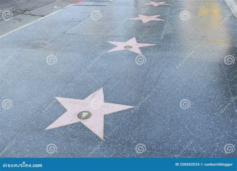 Famous People Stars on the Walk of Fame Star, Hollywood California ...