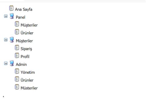 ASP.NET TreeView Horizontal 的图像结果