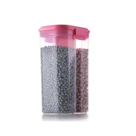 Buy FIG PLASTA Plastic Storage Container for Kitchen 2 Sections Air ...