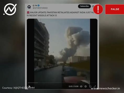 Fact Check: Video From 2020 Beirut Explosion Shared As Pakistan Missile ...