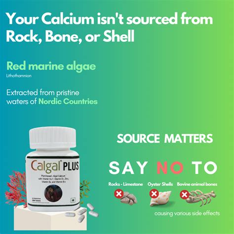 Voll Sante Algal Calcium Calgal Plus: Bottle of 30 Tablets
