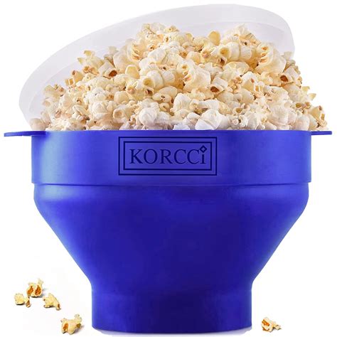 Buy Microwaveable Silicone Popcorn Popper, BPA Free Collapsible Hot Air ...