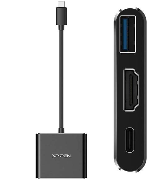 XPPen ACW01 USB C 3 in 1 Multi functional Hub Adapter | India – XPPen India