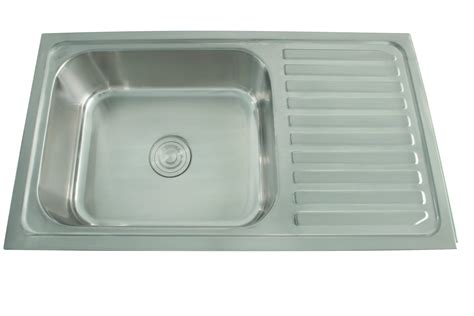 Buy Futura Sink | Dura Single Bowl Square with drain board , 36x20x8 ...