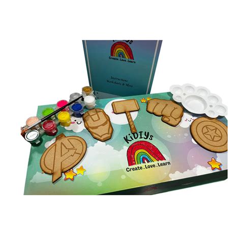 Buy Avengers Themed Fridge Magnet Painting Kit on Snooplay India